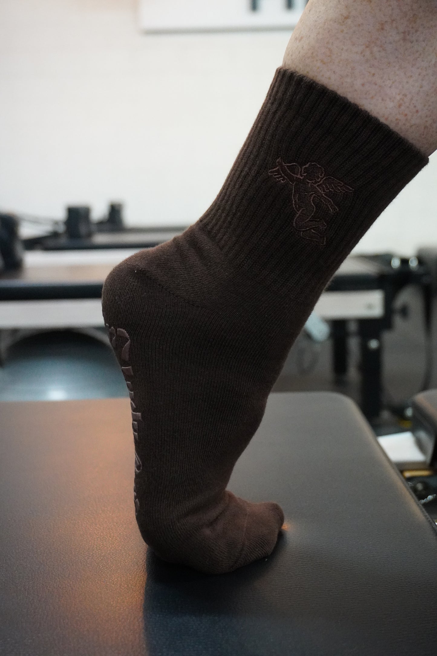 The Caffeinated Cherub - Grip Socks